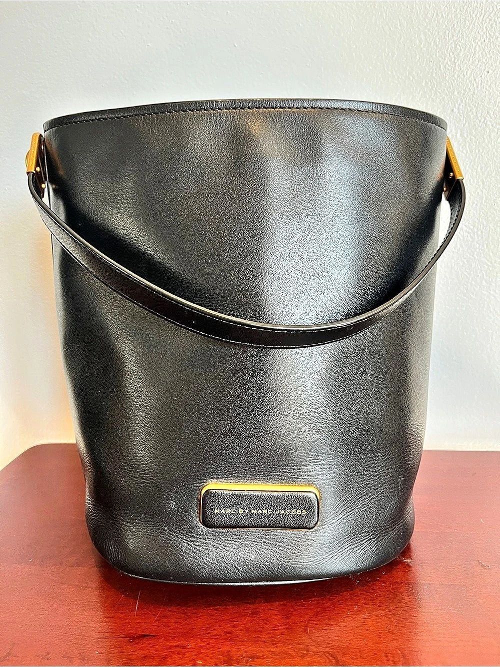 Marc by Marc Jacobs Aither Black Leather Hobo Crossbody Bag Shoulder Purse